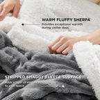 Decorative dark grey throw blanket modern room